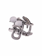 Краб для волос "Ширли стиль" веточка, 2,5 см, чёрный (6 шт) - фото 809072240