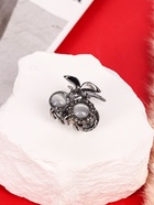 Крабик для волос «Ширли стиль», вишенки, 2.5 см, чёрный - Фото 3