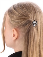 Крабик для волос «Ширли стиль», вишенки, 2.5 см, чёрный - Фото 2