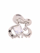 Краб для волос "Эйвери стиль" бабочка, 3 см, серебро (6 шт) - фото 809027385