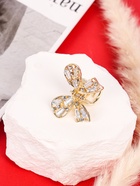 Краб для волос "Доротеа" бабочка, 4 см, золото (6 шт) - фото 809072256