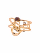 Краб для волос "Эдисон" изгиб, 4,5 см, золото (6 шт) - фото 809072262