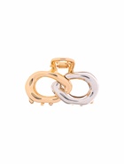 Крабик для волос «Хизер», звенья, 4.5 см, золото-серебро 10691712