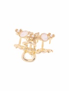 Краб для волос "Хлоя галант" цветы, 4 см, золото (6 шт) - фото 809072280