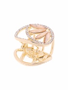 Краб для волос "Флоранс галант" 3 см, золото (6 шт) - фото 809072282