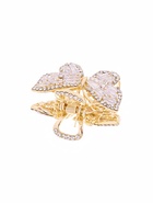 Краб для волос "Дороти" бабочка, 4 см, золото (6 шт) - фото 809072288