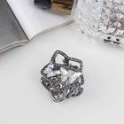 Крабик для волос «Флоранс галант», звезда, 3 см, чёрный 10691733