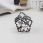 Крабик для волос «Флоранс галант», звезда, 3 см, чёрный 10691733