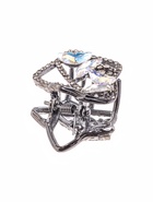 Краб для волос "Флоранс галант" звезда, 3 см, чёрный (6 шт) - фото 809072290