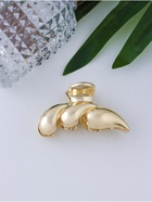 Крабик для волос «Пейдж», волны, 6 см, золото 10691736