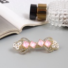 Заколка - автомат для волос QF «Розмари», бант, 7 см, золото - Фото 2