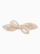 Заколка-автомат для волос "Ливия" бант лепестки, 8,5 см, золото - фото 809236035