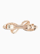 Заколка-автомат для волос "Ливия" бант лепестки, 8,5 см, золото - фото 809236036