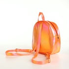 Рюкзак детский «Выбражулька», на молнии, с пайетками, размер 20×9×23 см, оранжевый - Фото 6