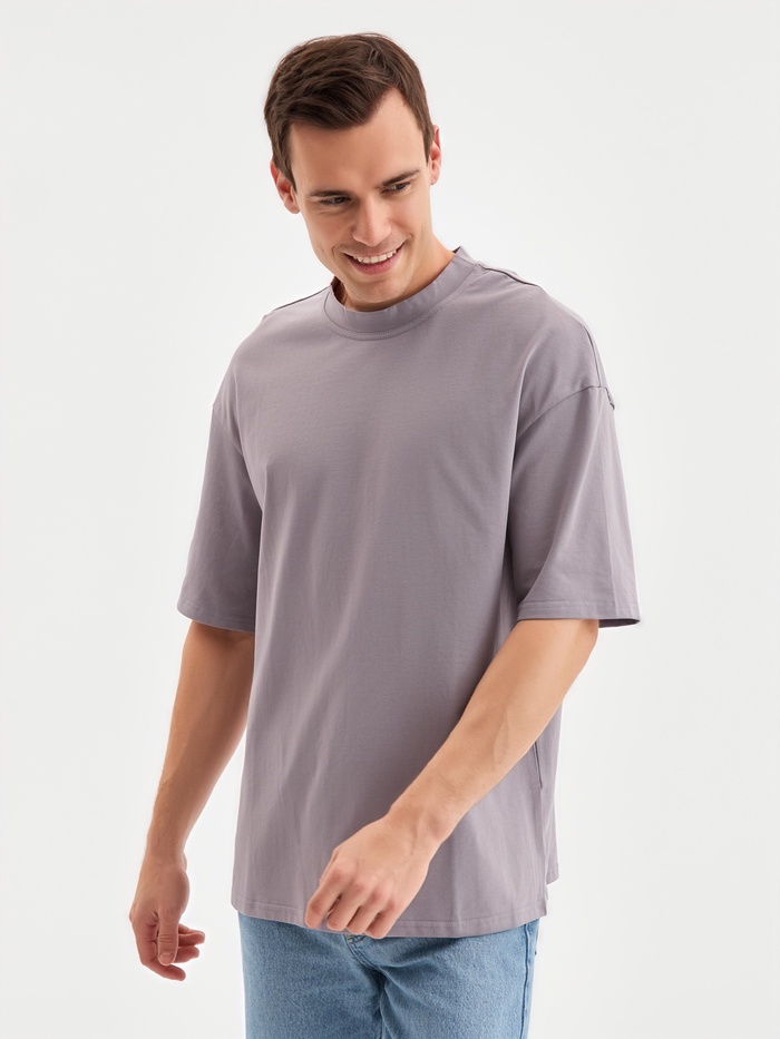 Футболка мужская MINAKU: Basic line MAN, размер 52, серая - Фото 1