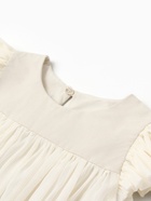 Платье для девочки MINAKU: PartyDress, цвет молочный, рост 110 см - фото 119106449