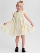 Платье для девочки MINAKU: PartyDress, цвет молочный, рост 110 см - фото 119106439