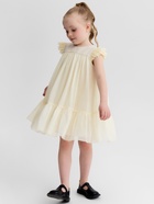 Платье для девочки MINAKU: PartyDress, цвет молочный, рост 110 см - фото 119106440