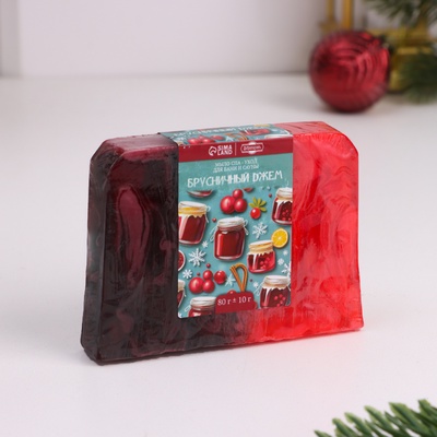 Мыло СПА - уход для бани и сауны «Брусничный джем» 80 г