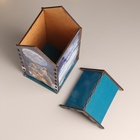 Новогодний чайный домик "Сказка" 20х10,5х9,5 см (комплект 2 шт) - фото 26693276