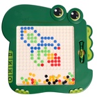 УЦЕНКА Магнитный планшет для рисования «Динозаврик», мозаика, 10 карточек - Фото 3