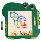 УЦЕНКА Магнитный планшет для рисования «Динозаврик», мозаика, 10 карточек - Фото 5