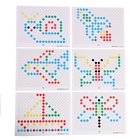 УЦЕНКА Магнитный планшет для рисования «Динозаврик», мозаика, 10 карточек - Фото 9