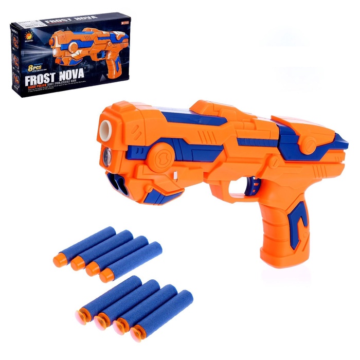 УЦЕНКА Пистолет «Звёздный мститель», стреляет мягкими пулями, МИКС - Фото 1