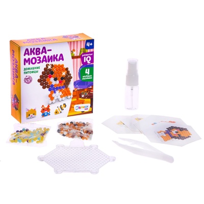 УЦЕНКА Аквамозаика «Домашние питомцы», 4 фигурки