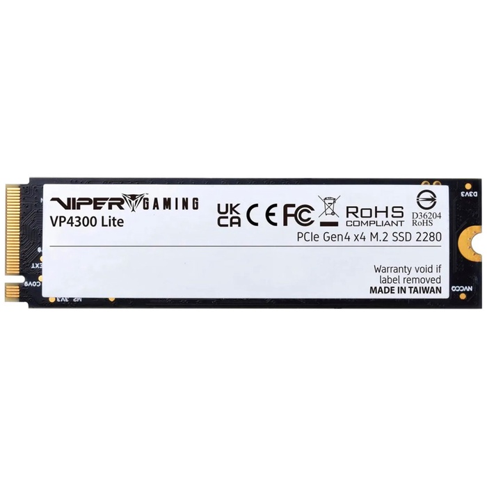 Накопитель SSD PATRIOT M.2 VIPER VP4300 Lite 1000 Гб PCIe 4.0 VP4300L1TBM28H - фото 51689084