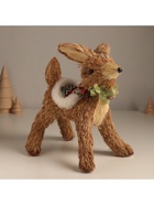 Фигурка новогодняя «Оленёнок в новогодней накидке», 18×15×21 см - Фото 2