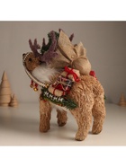 Фигурка новогодняя «Олень с подарками на спине», 26×13×26 см - Фото 4