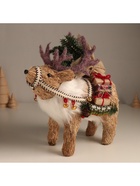 Фигурка новогодняя «Олень с подарками на спине», 26×13×26 см - Фото 5