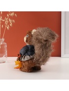 Фигурка «Бельчонок в пиджаке и бабочке, с осенним венком», 18×11×23 см - Фото 4