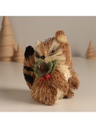 Фигурка новогодняя «Енотик с новогодними веточками», 7×10×11 см - Фото 5