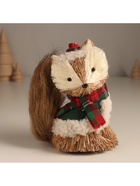 Фигурка новогодняя «Енотик в зимней одёжке», 8×13×14 см - Фото 2