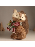 Фигурка новогодняя «Лисичка в вязаном шарфике», 13×25×24 см - Фото 5