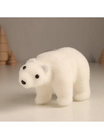 Декор "Белый мишка" 7х9х15 см