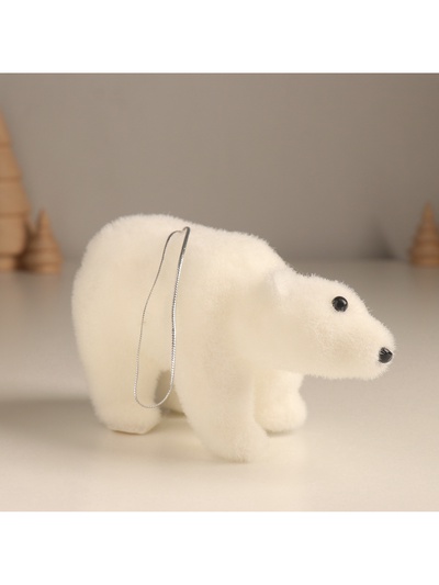 Декор "Белый мишка" 7х9х15 см