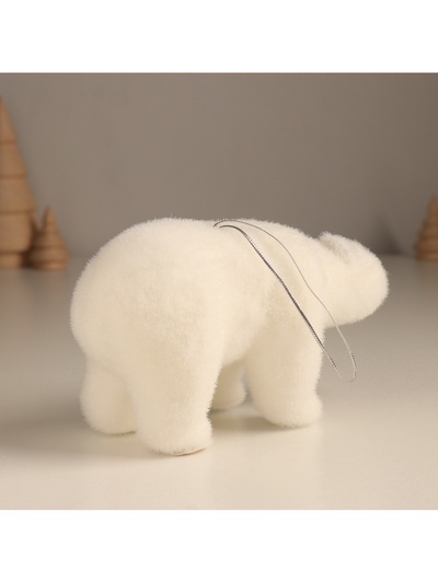 Декор "Белый мишка" 7х9х15 см