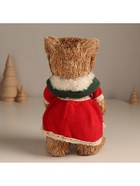 Фигурка новогодняя «Мишутка в платье», 10×10×21 см - Фото 4