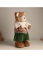 Фигурка новогодняя «Медведица в зимней одёжке», 20×17×41 см - Фото 3