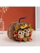 Фигурка «Две совушки в осенней тыкве», 20×20×20 см 10326118