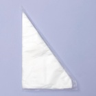 Кондитерский мешок одноразовый, 100 шт., 27×17 см, размер S, прозрачный - Фото 4