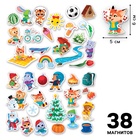 Настольная магнитная игра для малышей «Времена года», 28×20 см - Фото 3