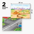 Настольная магнитная игра для малышей «Машинки», 28×20 см - Фото 2