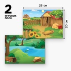 Настольная магнитная игра для малышей «Животные», 28×20 см - Фото 2