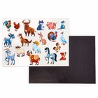 Настольная магнитная игра для малышей «Животные», 28×20 см - Фото 11