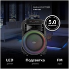 Минисистема Hyundai H-MC1295 черный 35Вт/FM/USB/BT/micro SD - фото 51689090