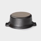 Соусник Magistro Black style, 125 мл, фарфор, чёрный - Фото 3